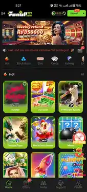 Funup777-game-download-dashboard-screenshot